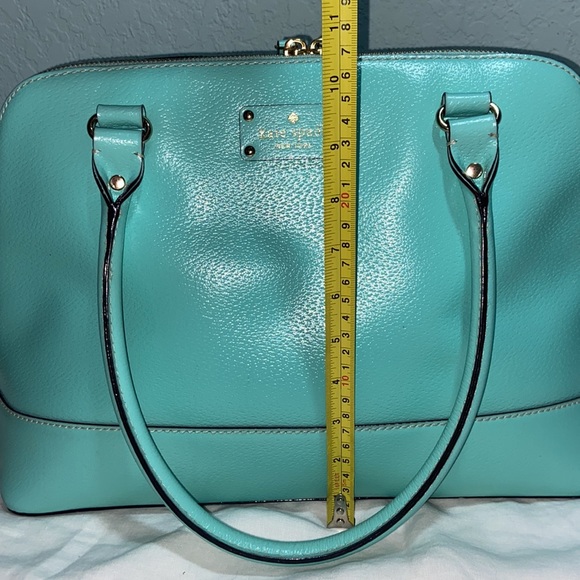 Gorgeous KATE SPADE Tiffany Blue Wellesley Rachelle Satchel shoulder Bag - Picture 13 of 16